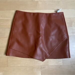 🤎 BLANKNYC Faux Leather Mini Skirt – Revolve